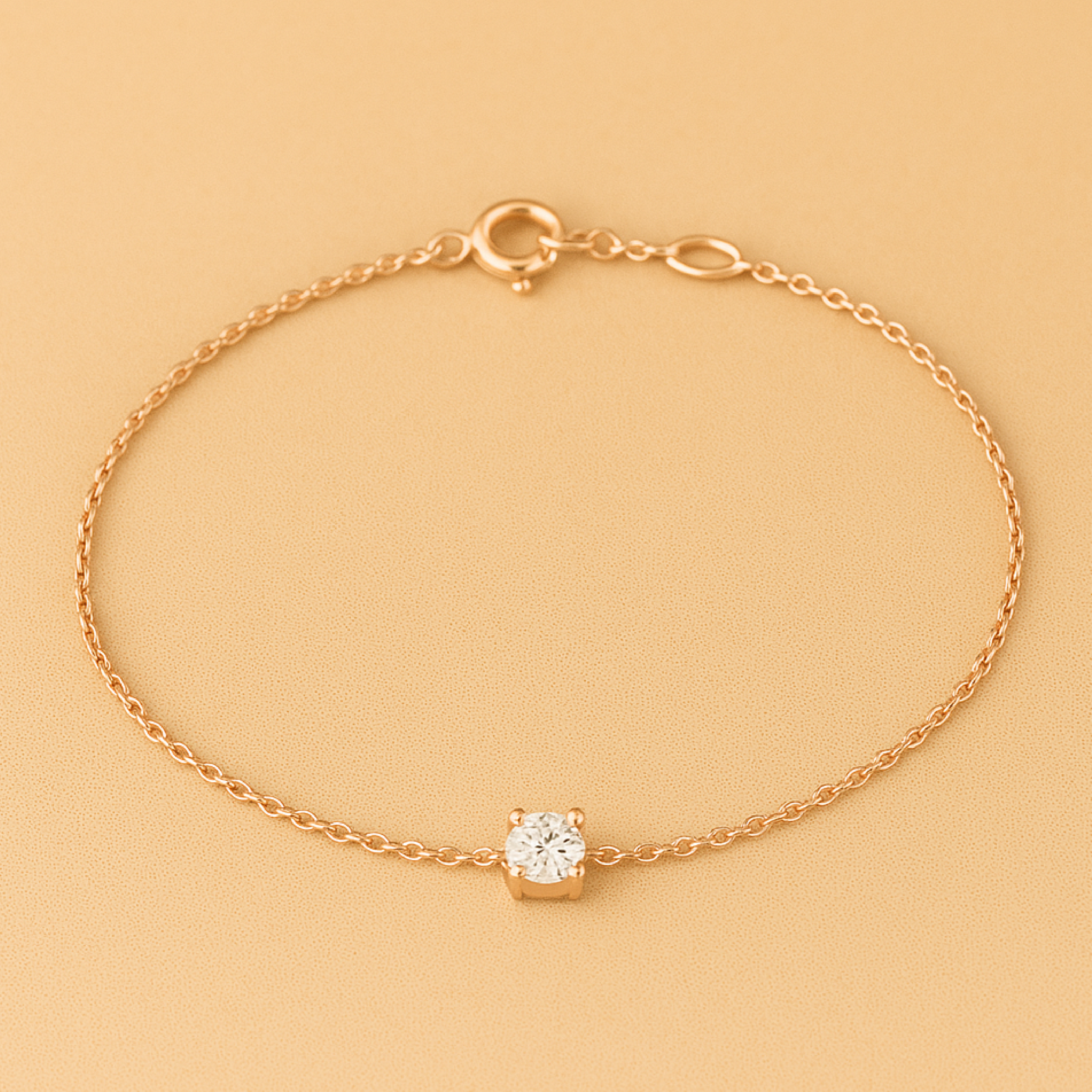 Cléa Moissanite Bracelet in Gold