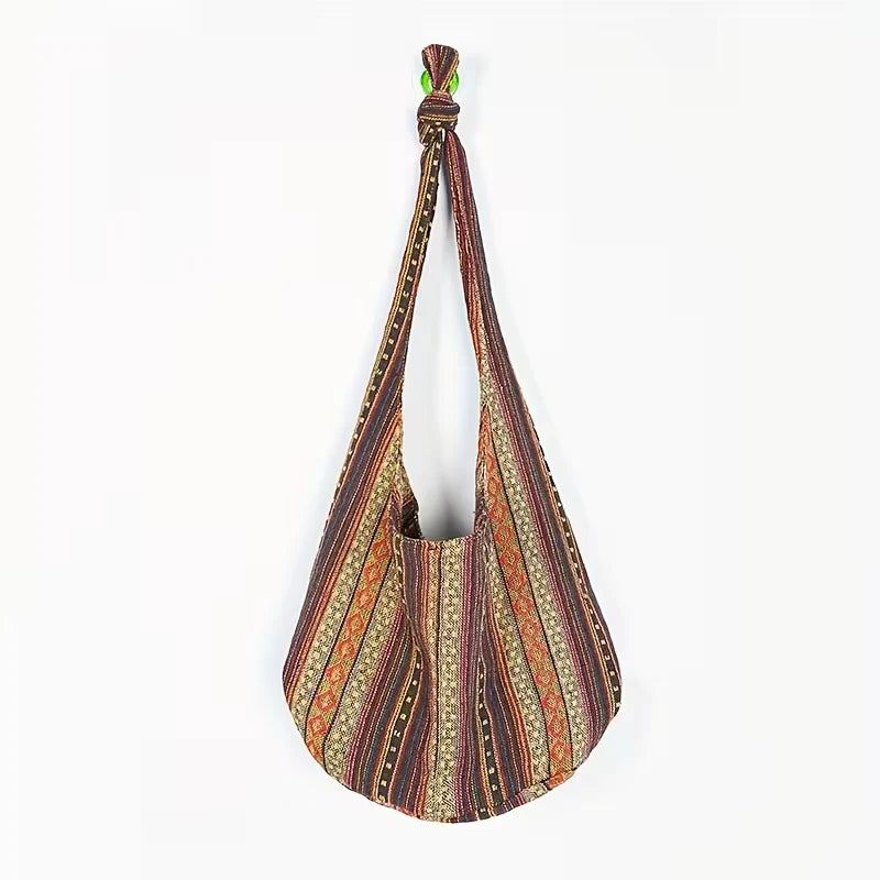 Maya’s Boho Spirit | Woven Shoulder Bag