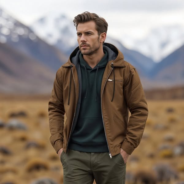 Isak | Classically Elegant Vintage Jacket with Lining