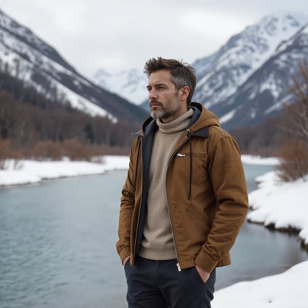 Isak | Classically Elegant Vintage Jacket with Lining