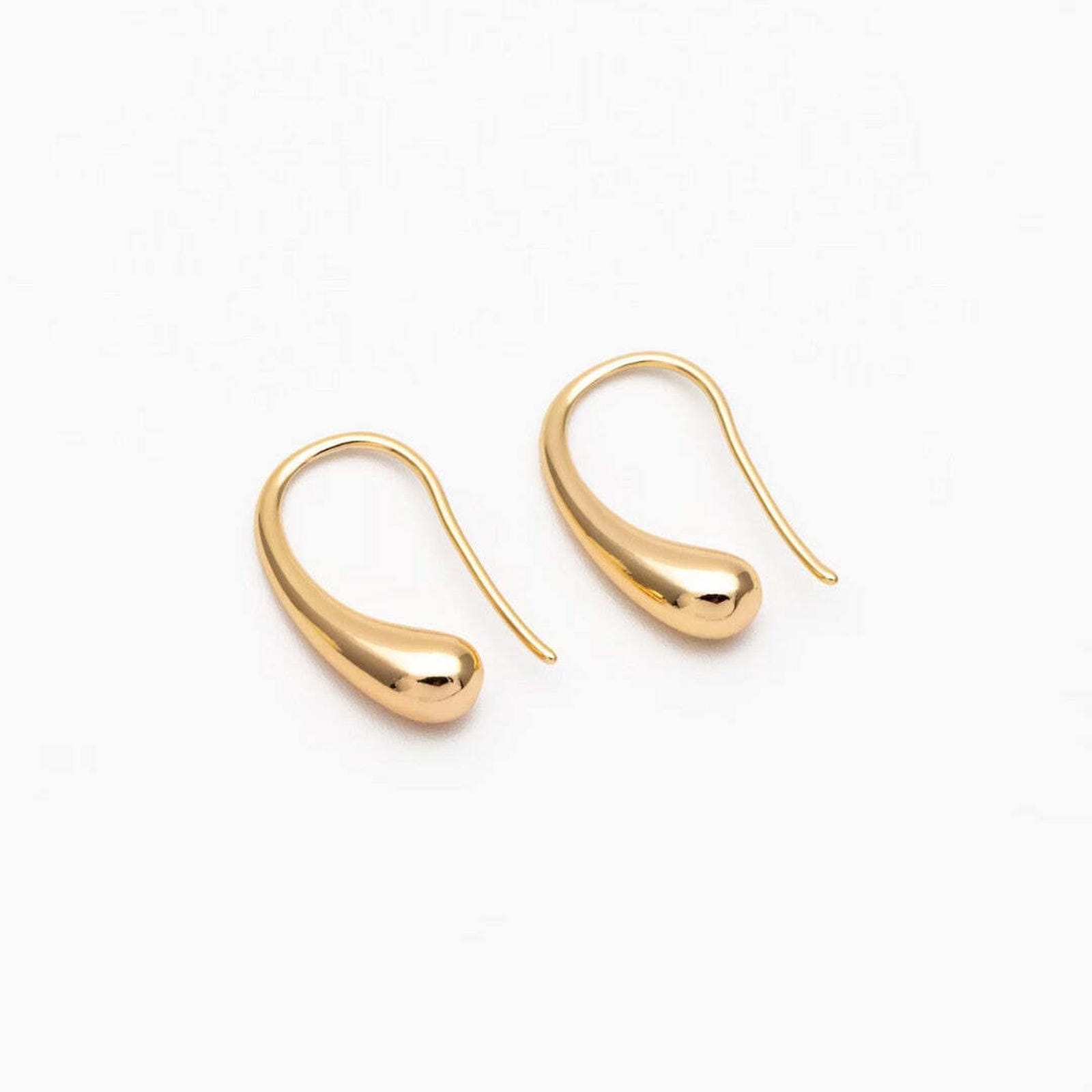 Retro Gold and Silver Drop Earrings