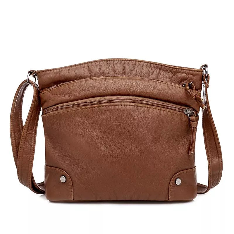 Mia Vintage Charm | Crossbody Leather Bag
