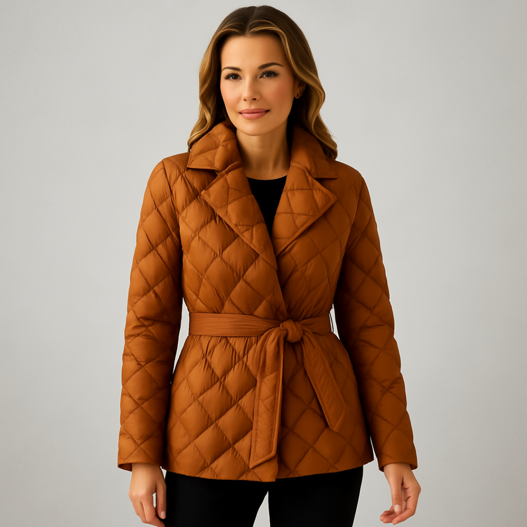 Avery - Stylish Quilted Down Coat