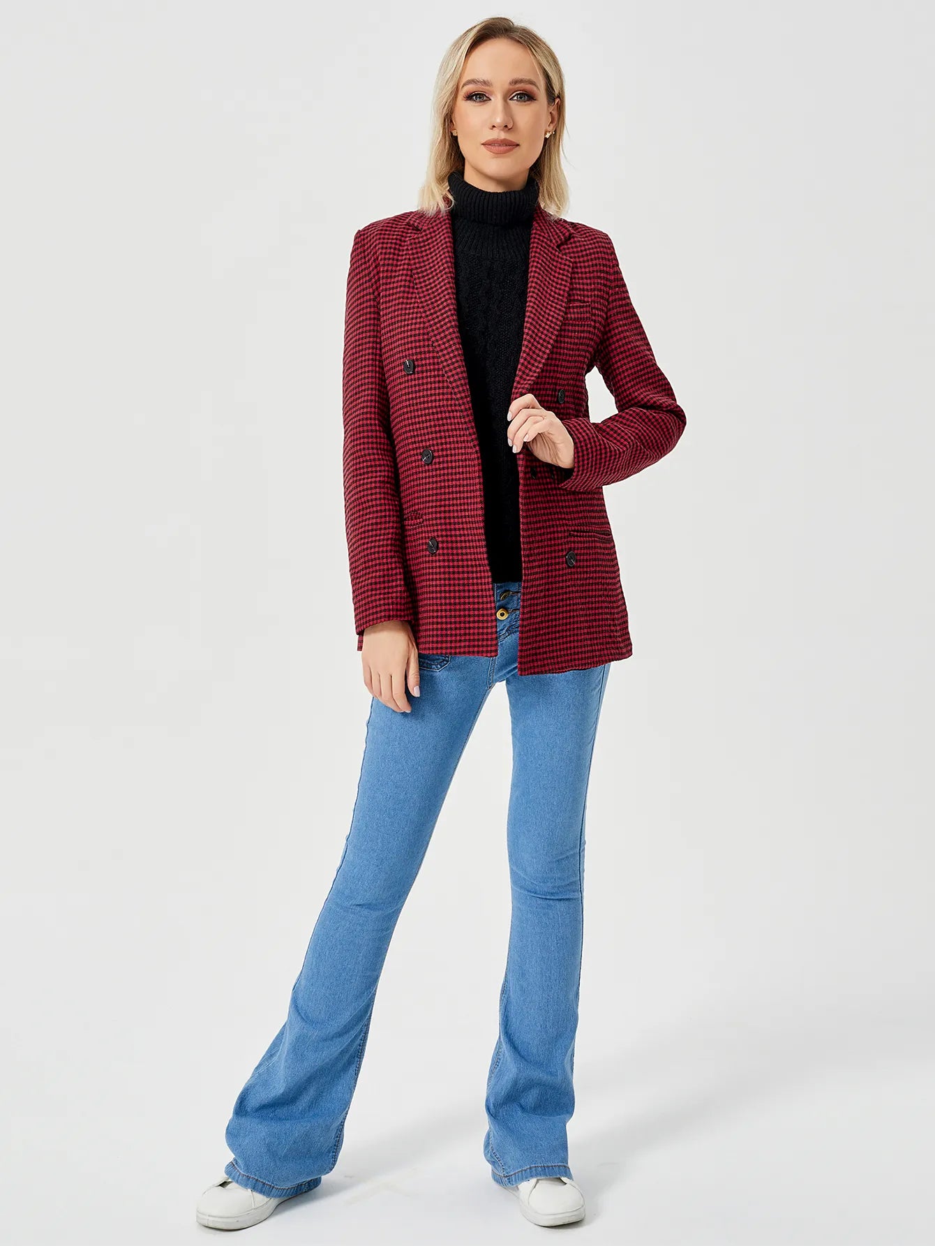 Sabine - Women's Chic Tweed Blazer Limited Edition