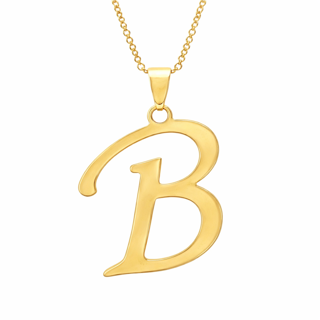Love Letter Pendant in Gold