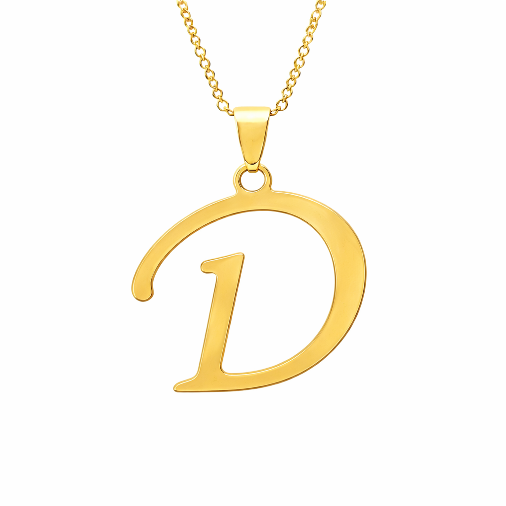 Love Letter Pendant in Gold