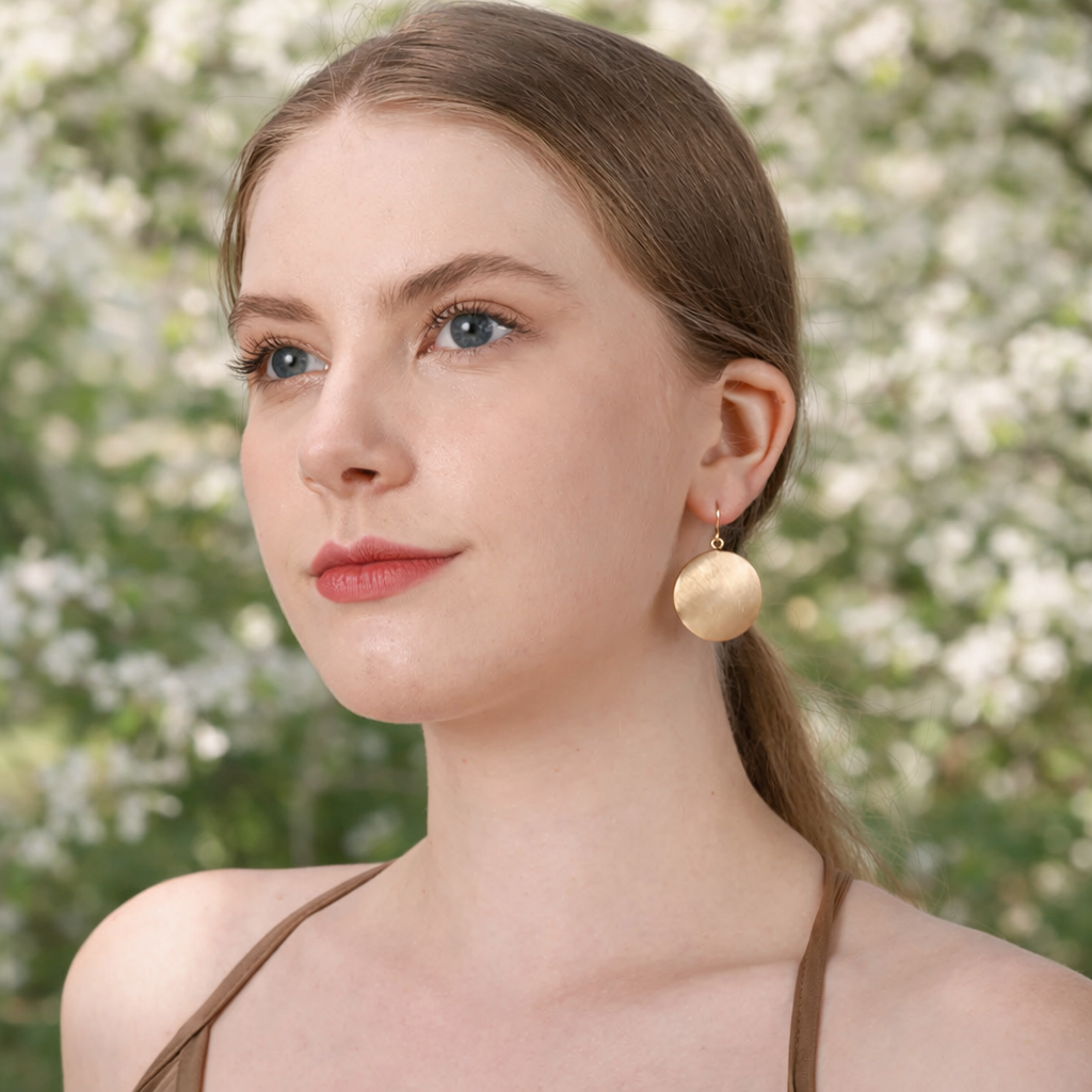 Timeless Retro Gold Earrings
