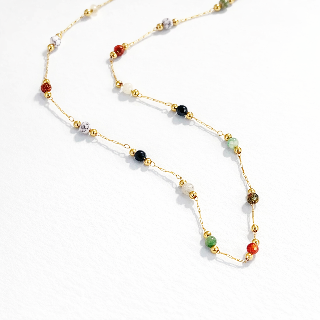 Stone Layered Necklace