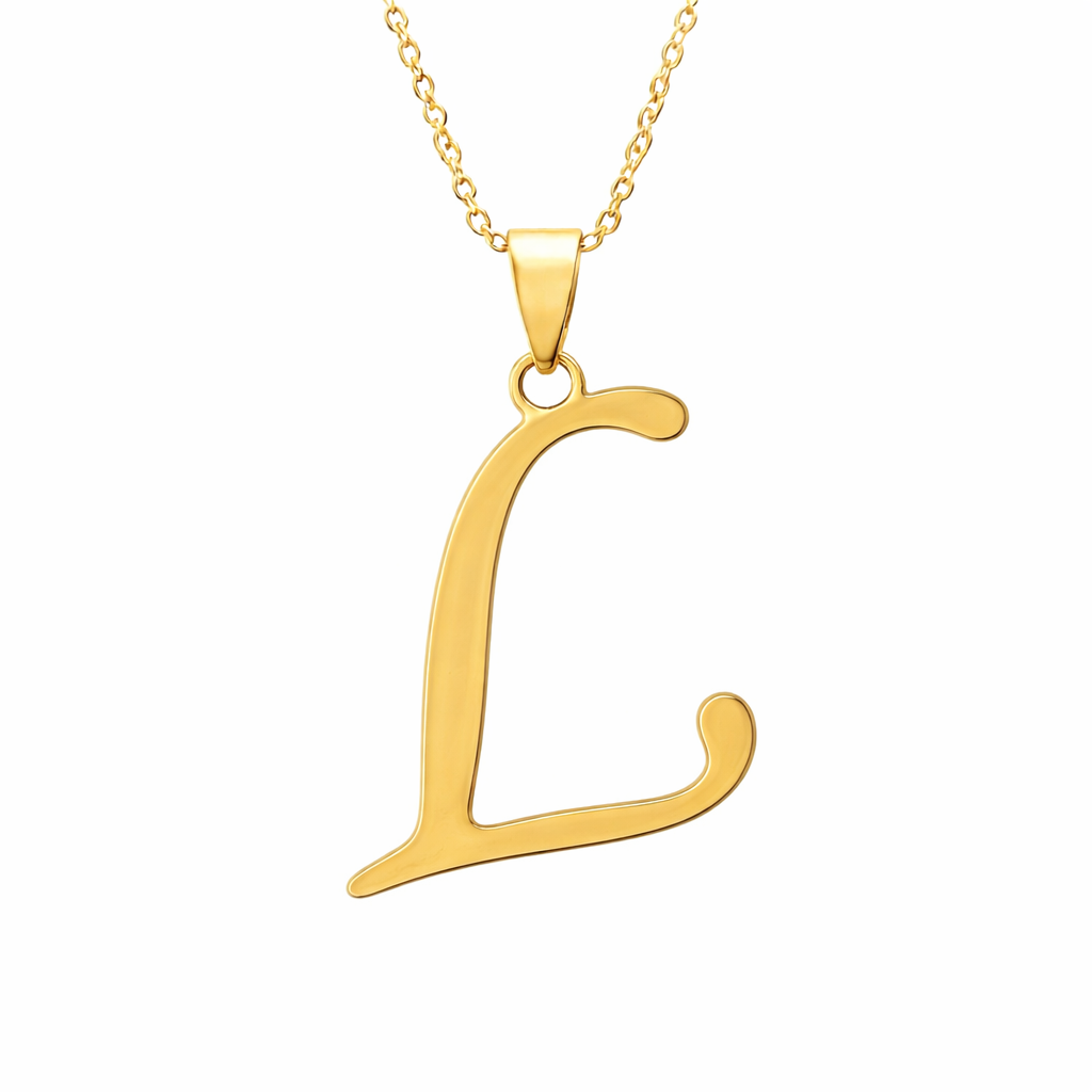 Love Letter Pendant in Gold
