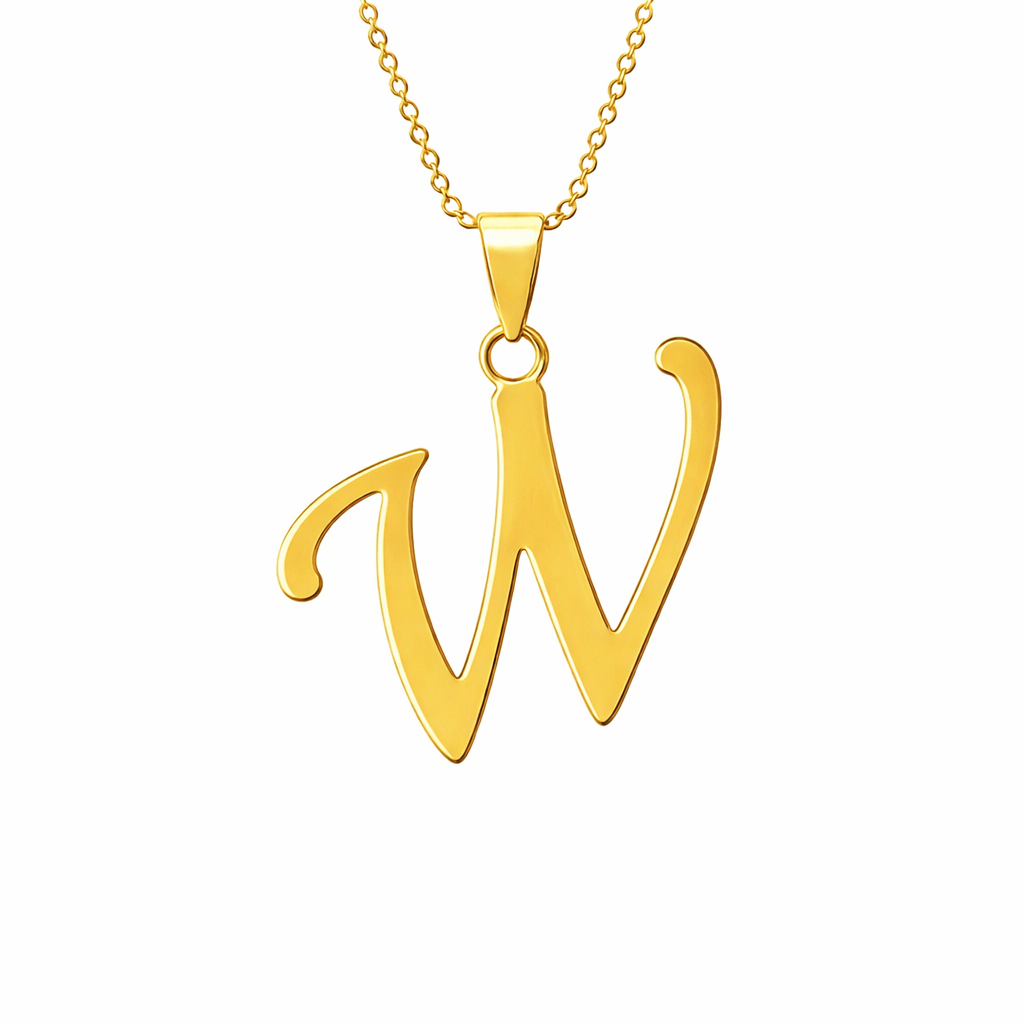 Love Letter Pendant in Gold