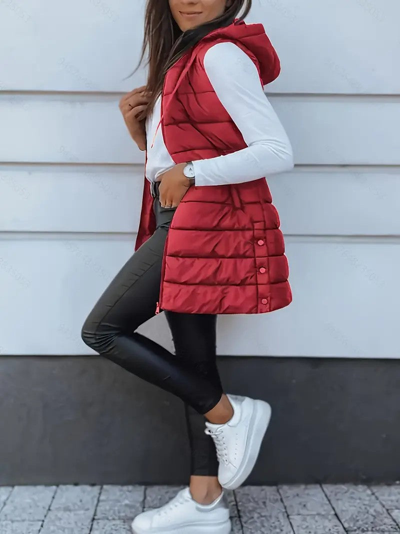 Zara | Casual Sleeveless Long Vest