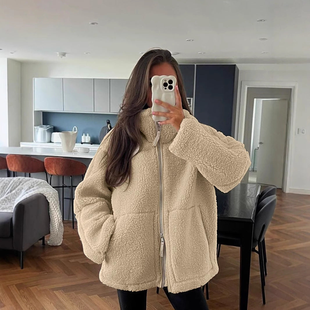 Keira – Soft teddy coat