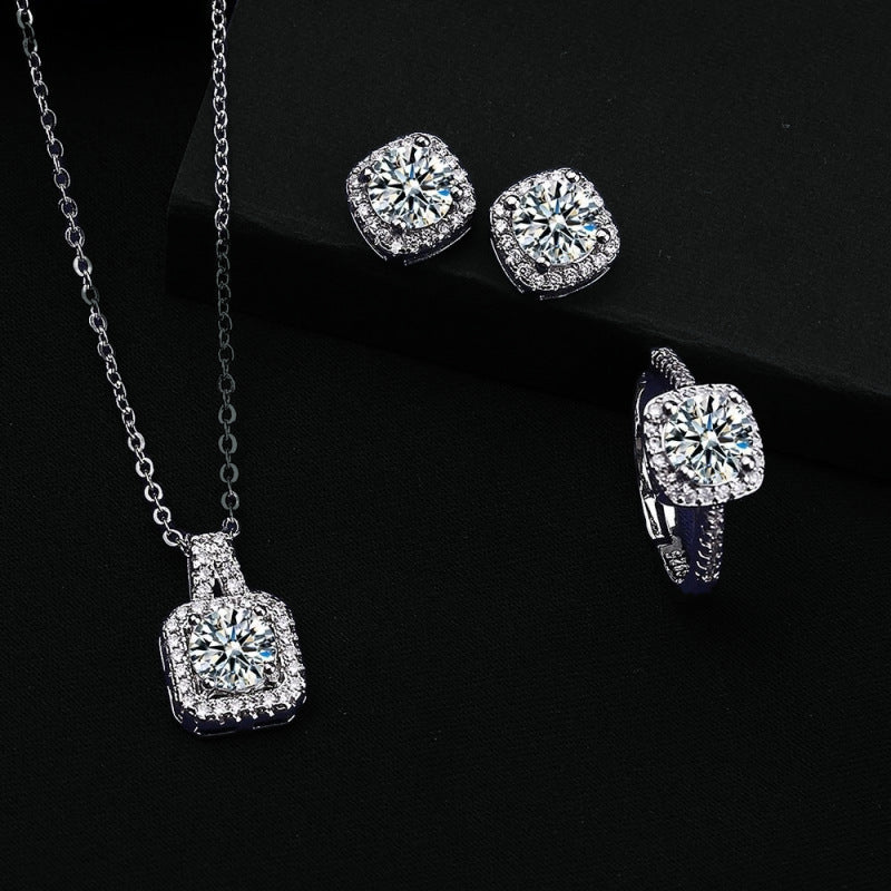 Elena Kristall Set | White Gold