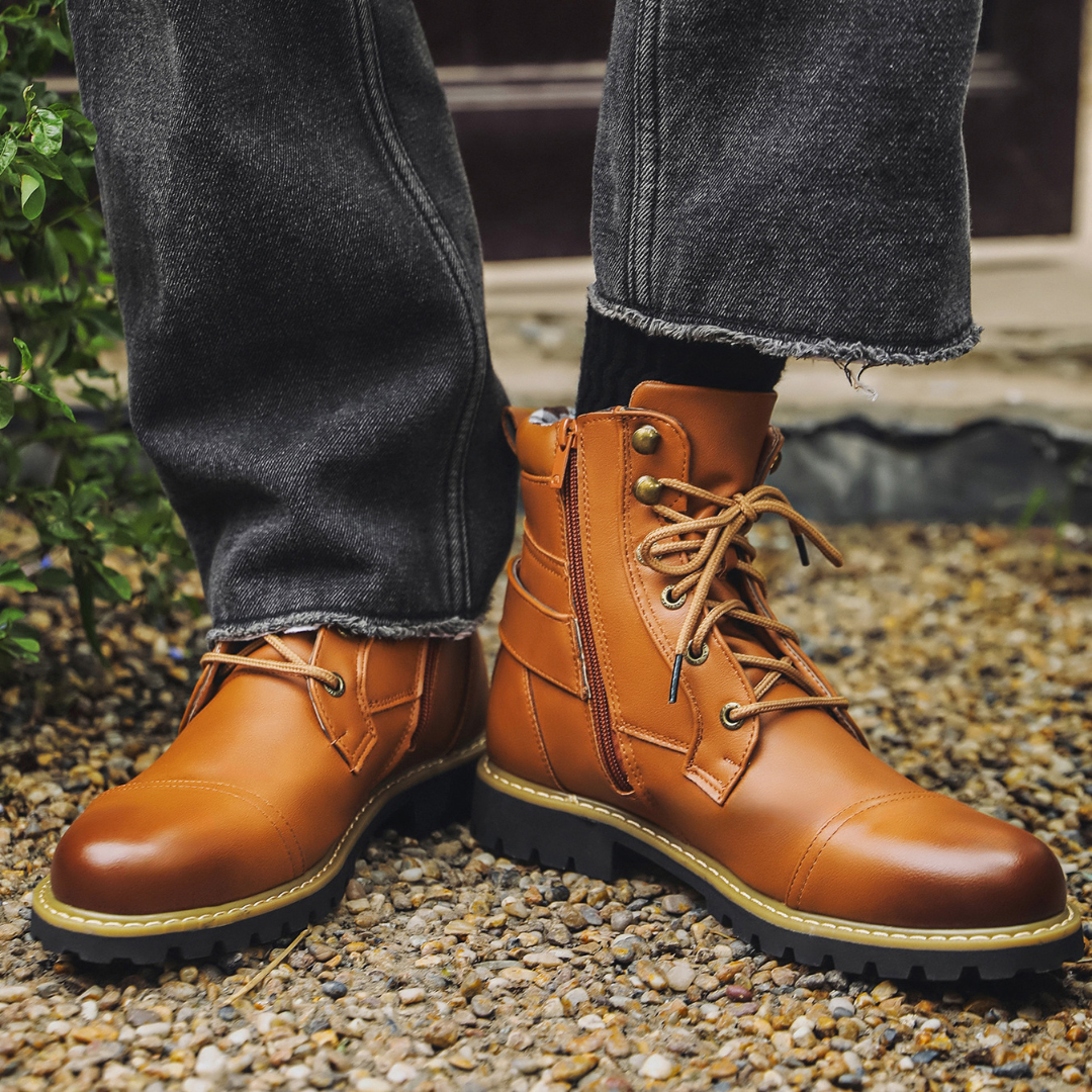 Jack Luxe Lace-Up Boots