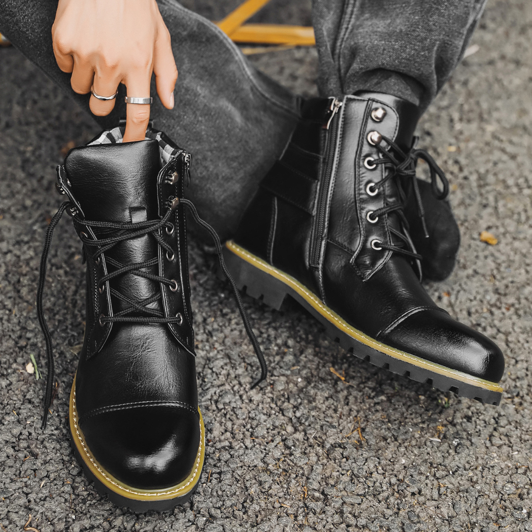 Jack Luxe Lace-Up Boots