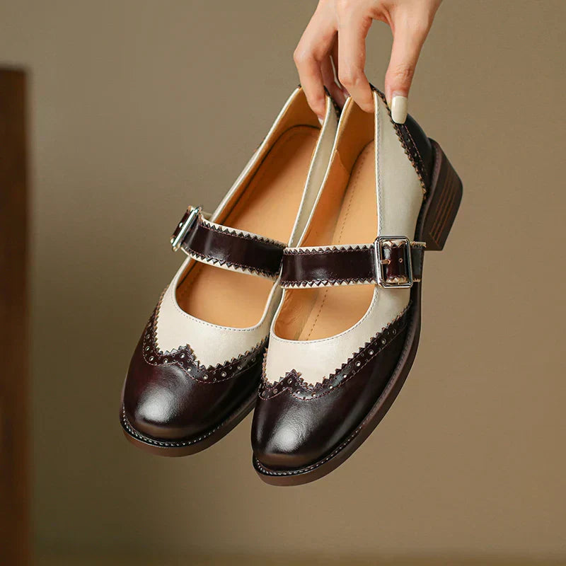 Miana | Leather Retro Shoes