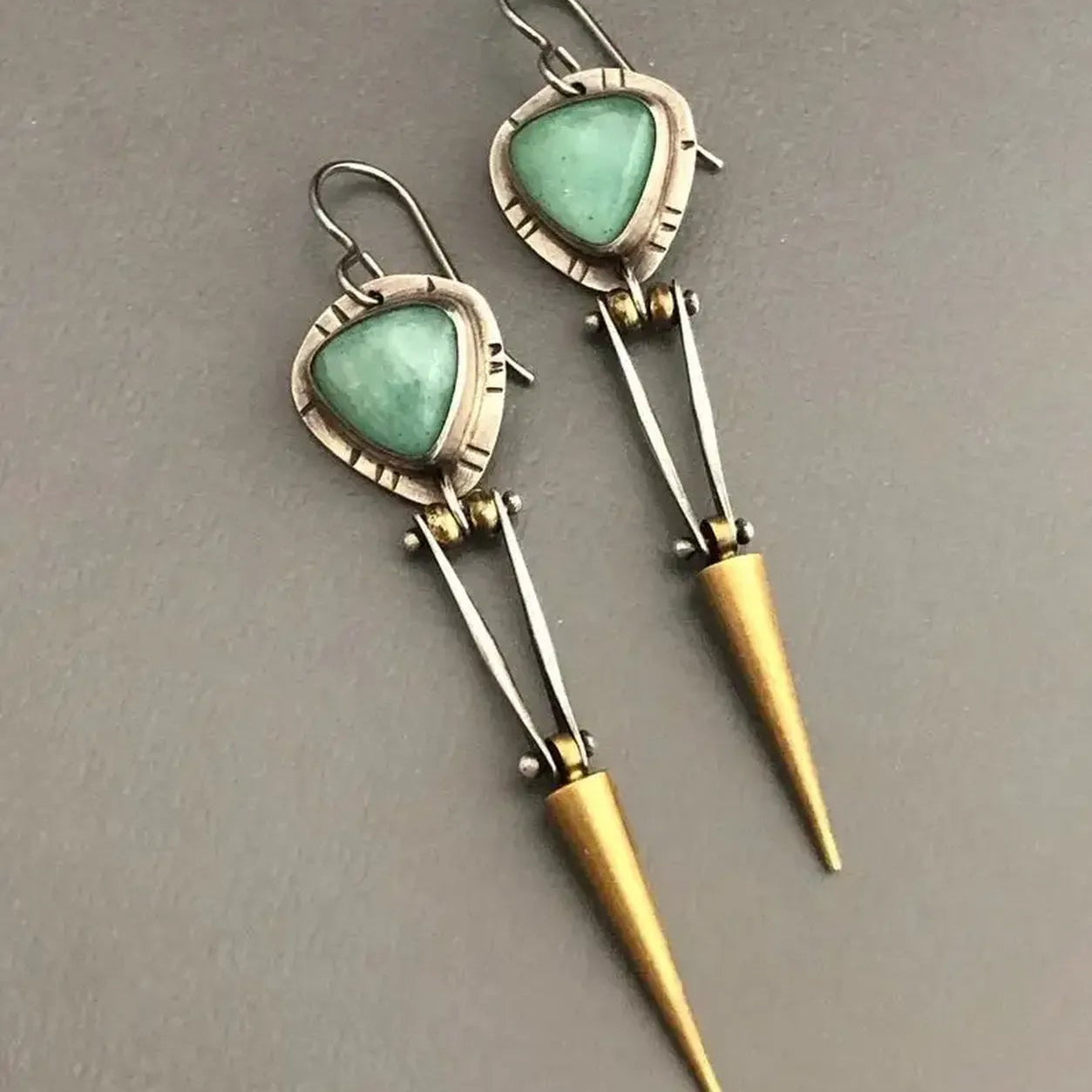 Vintage Nature Stone Earrings