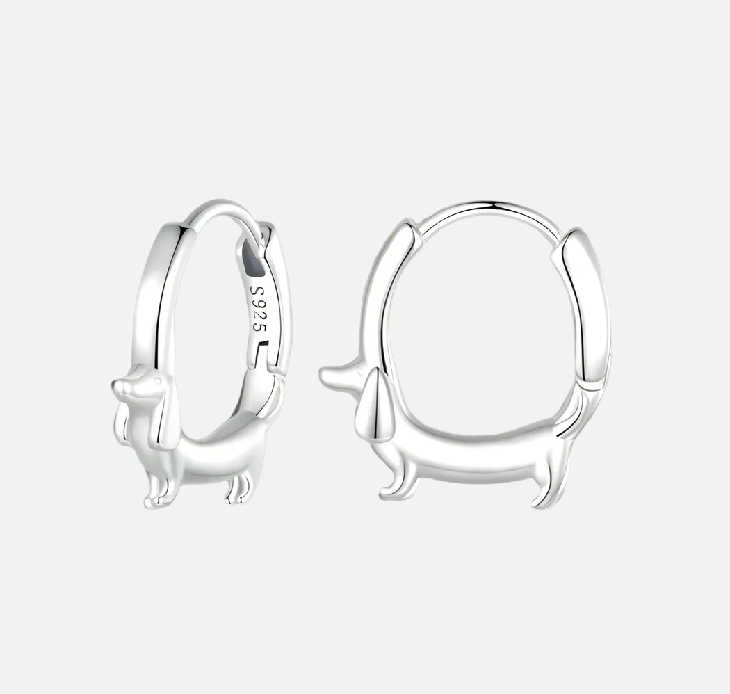 Precious Dachshund Hoops - A Pup Mom's Treasure