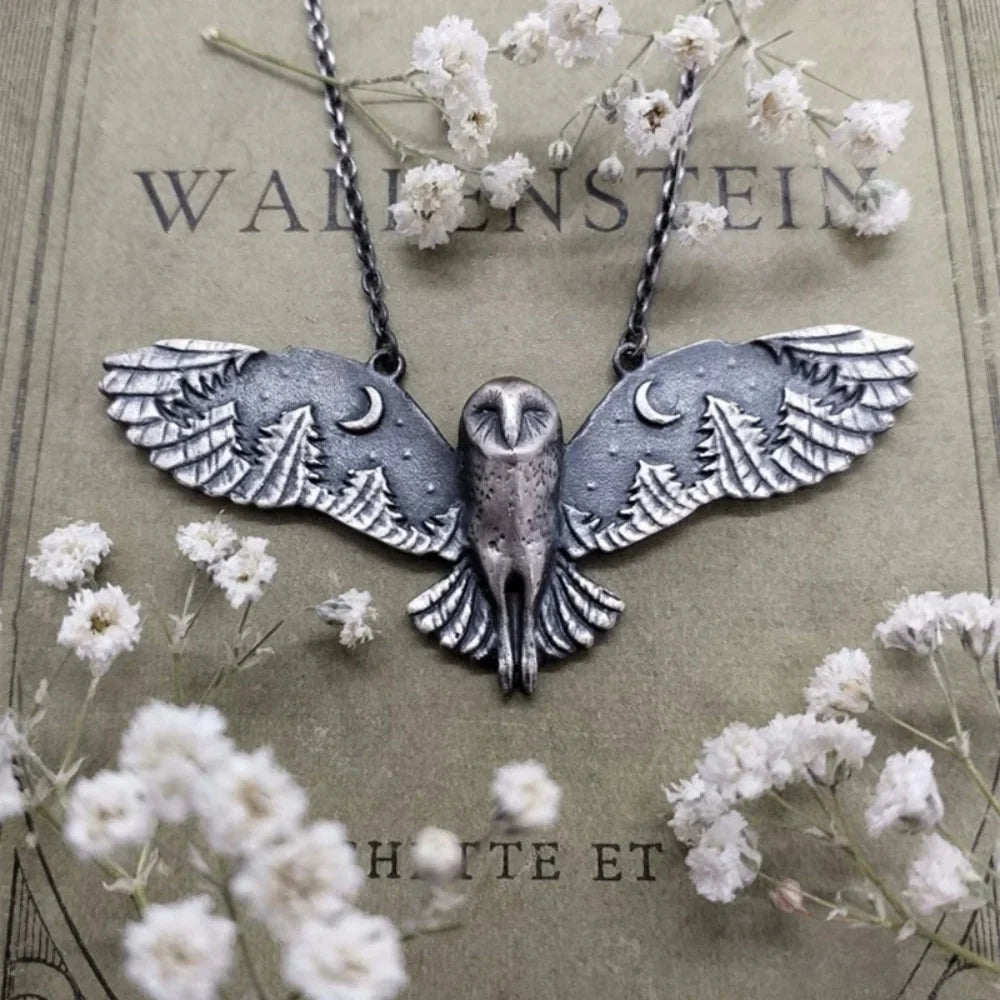Owl Moon Necklace