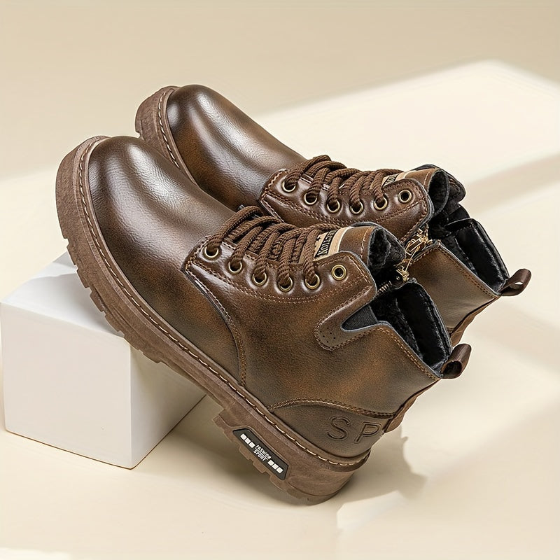 Alex Vintage Lace-Up Boots