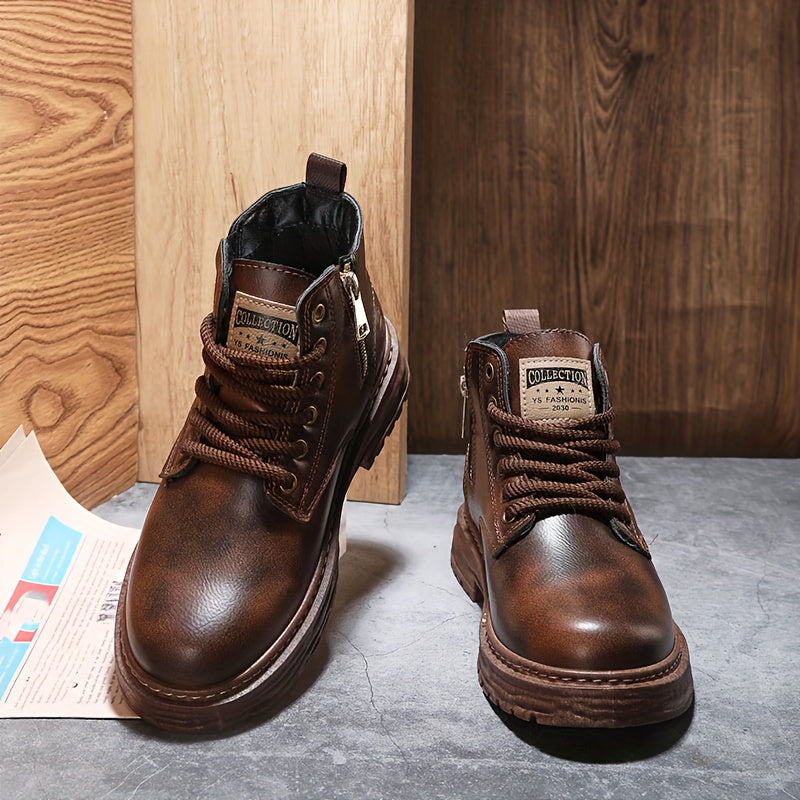Alex Vintage Lace-Up Boots