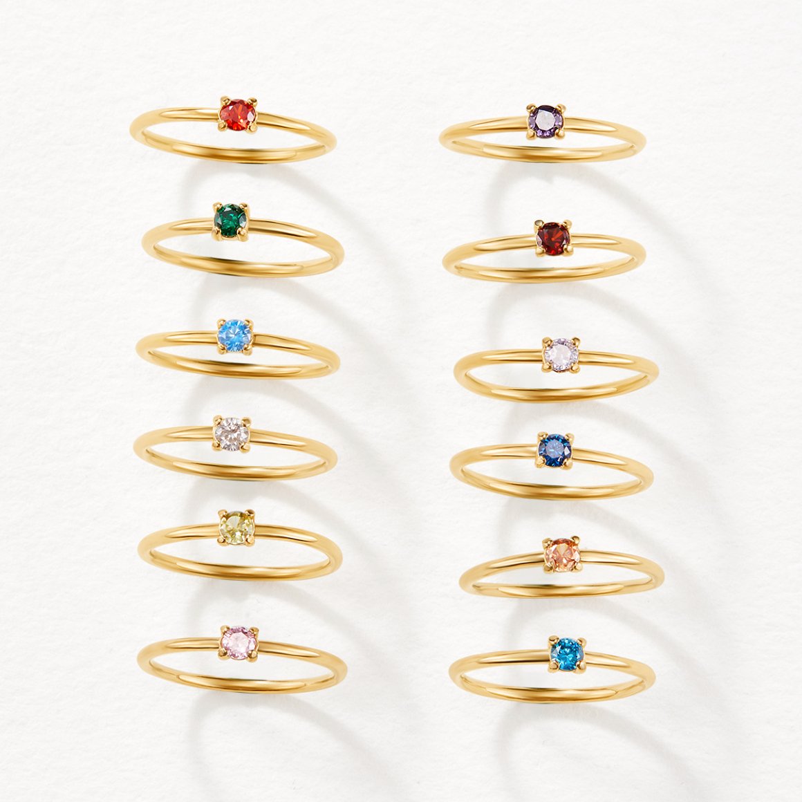 Unique Birthstone Rings
