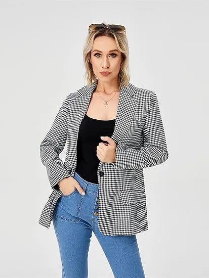 Sabine - Women's Chic Tweed Blazer Limited Edition