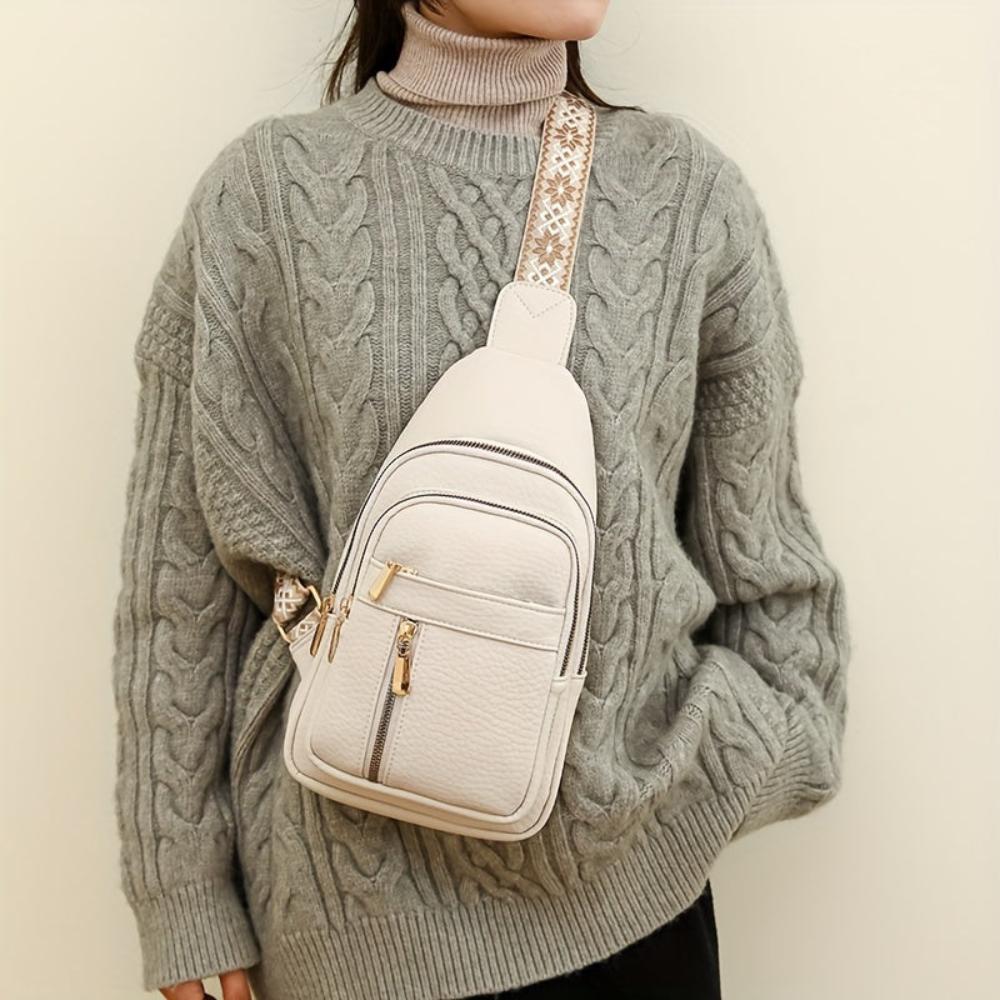 Hazel Classic Chest Crossbody Bag