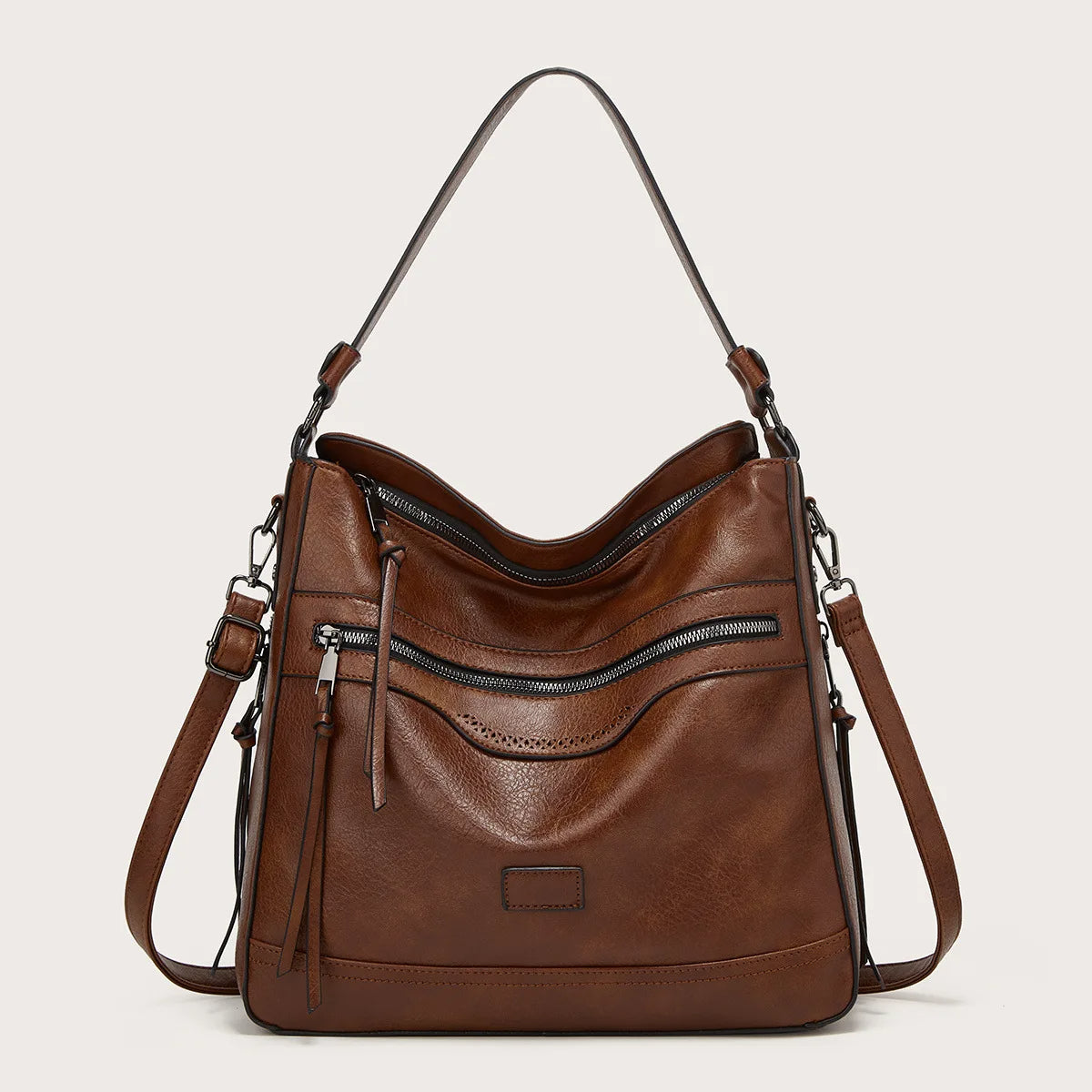 Zoe Vintage Charm | Shoulder Leather Bag