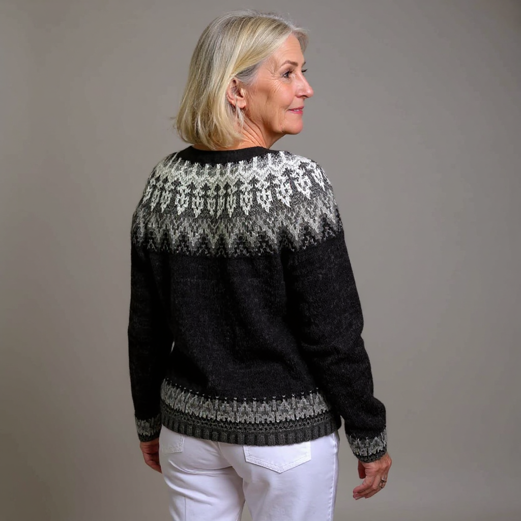 Nevaeh Classic Icelandic Wool Cardigan
