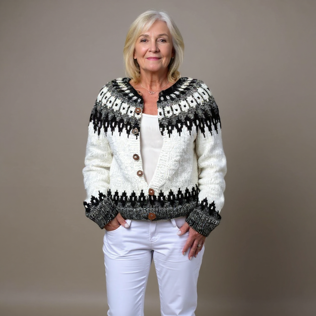 Alexa Classic Icelandic Wool Cardigan