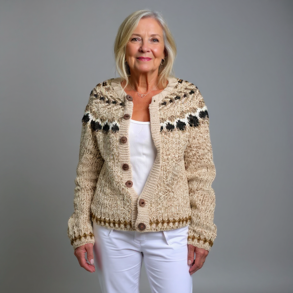Aubree Classic Icelandic Wool Cardigan