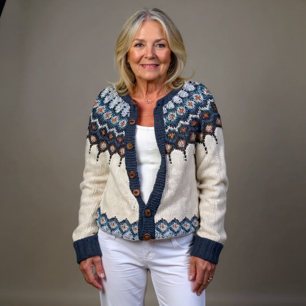 Kylie Classic Icelandic Wool Cardigan
