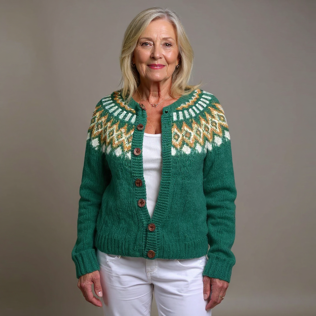 Natalia Classic Icelandic Wool Cardigan