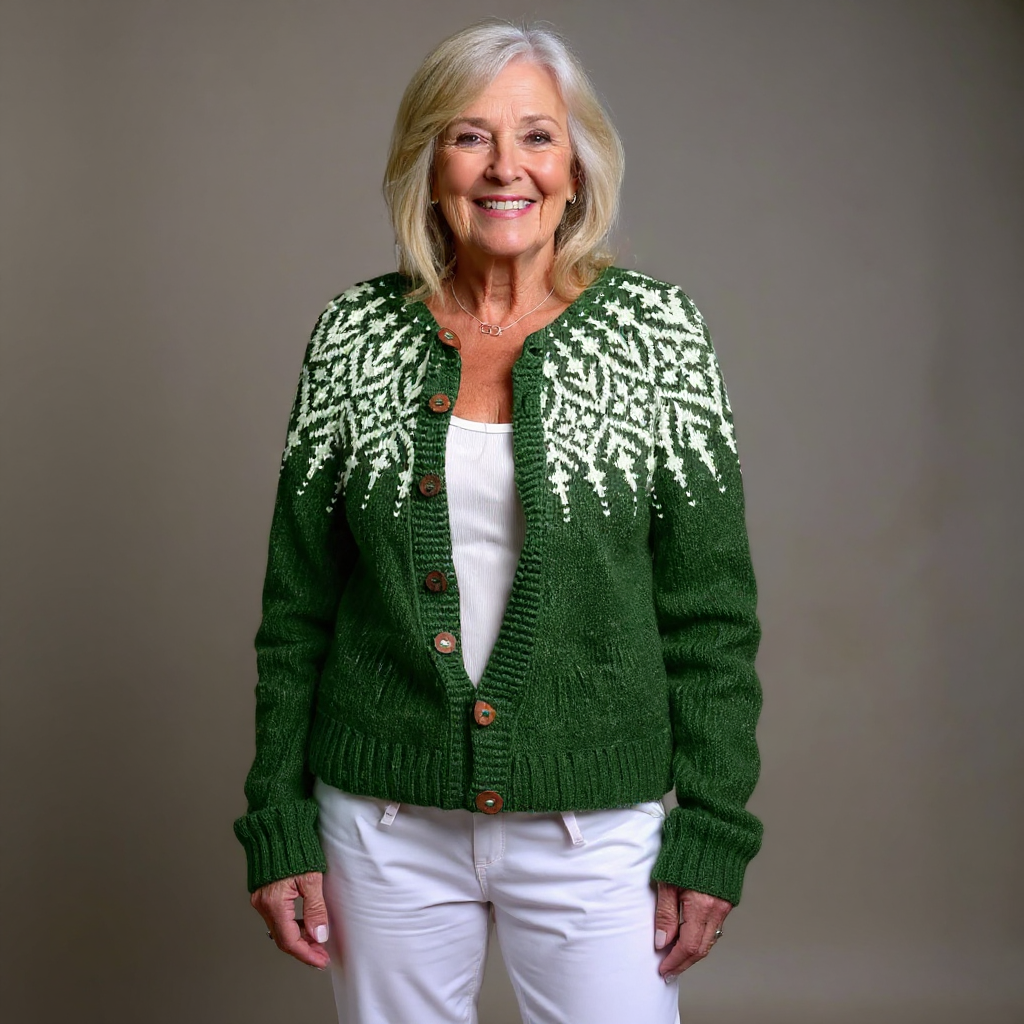 Brienne Classic Icelandic Wool Cardigan