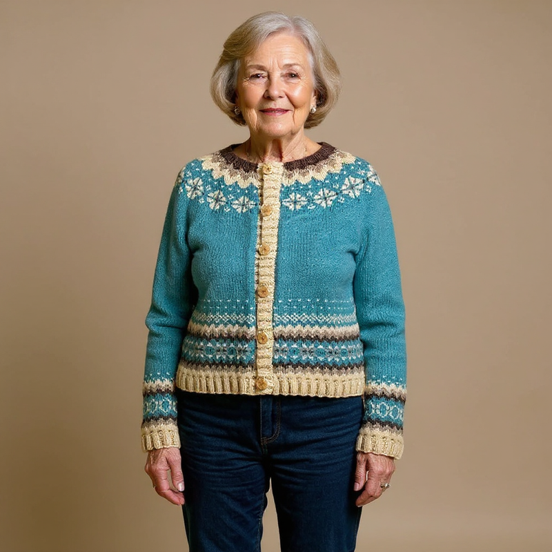Allaira Classic Icelandic Wool Cardigan