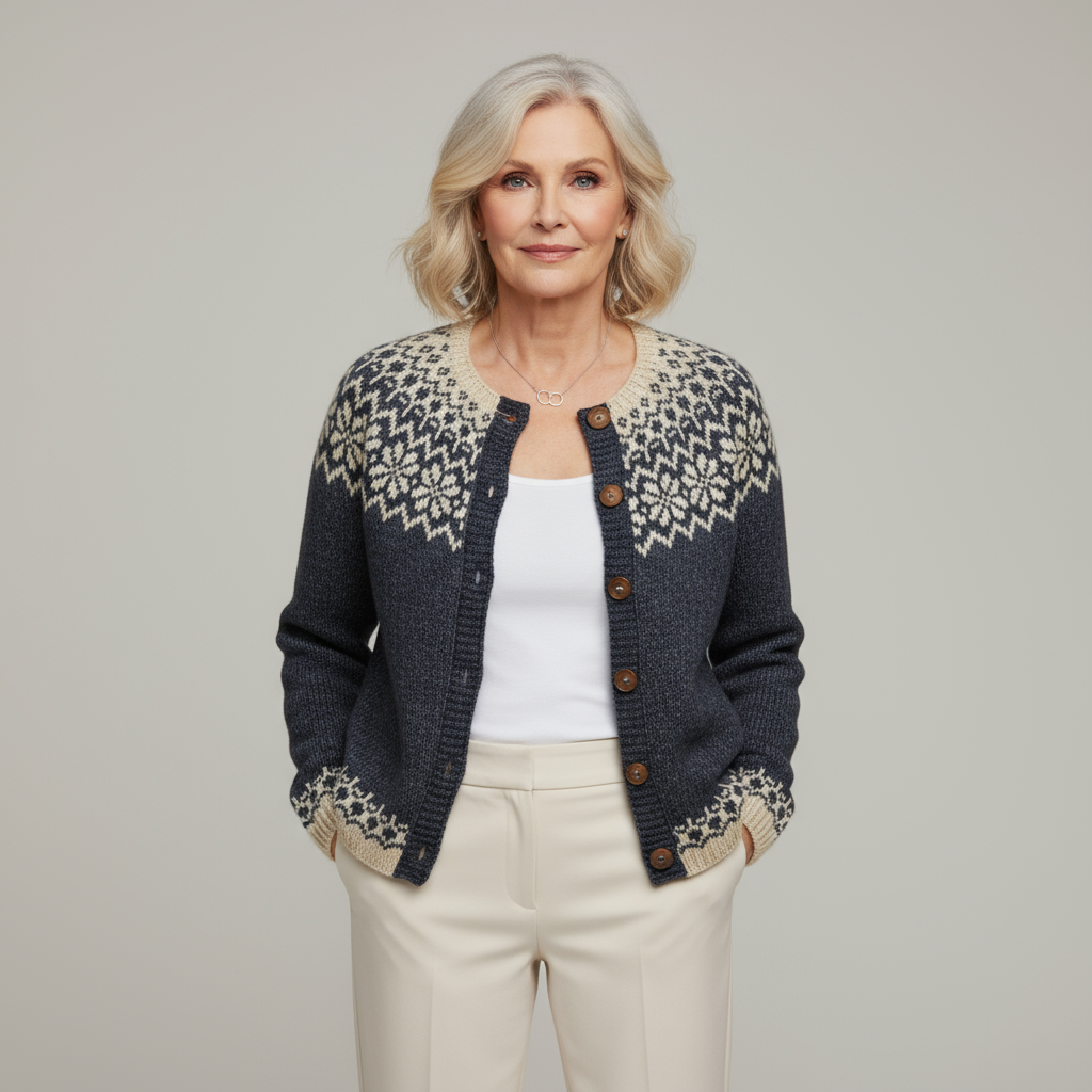 Hadley Classic Timeless Wool Knit Cardigan