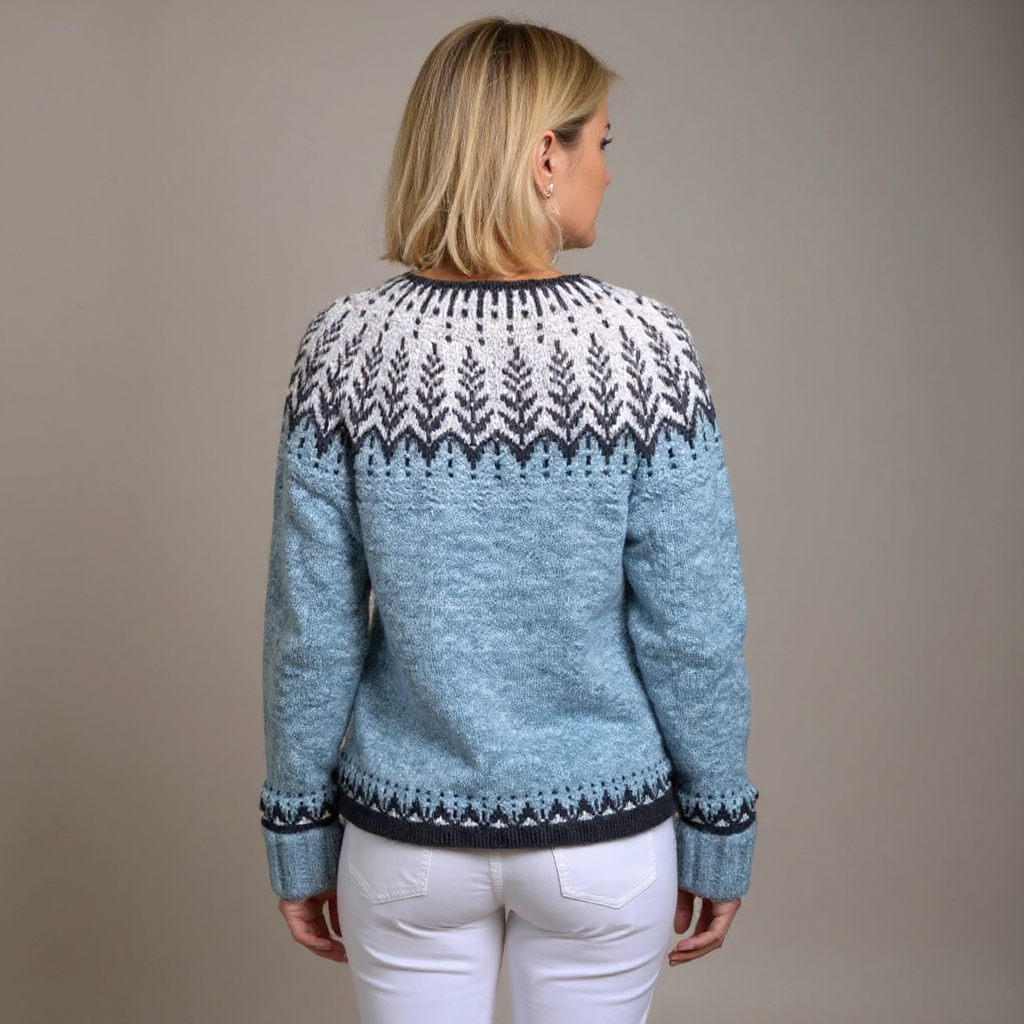Retro Icelandic Wool Cardigan