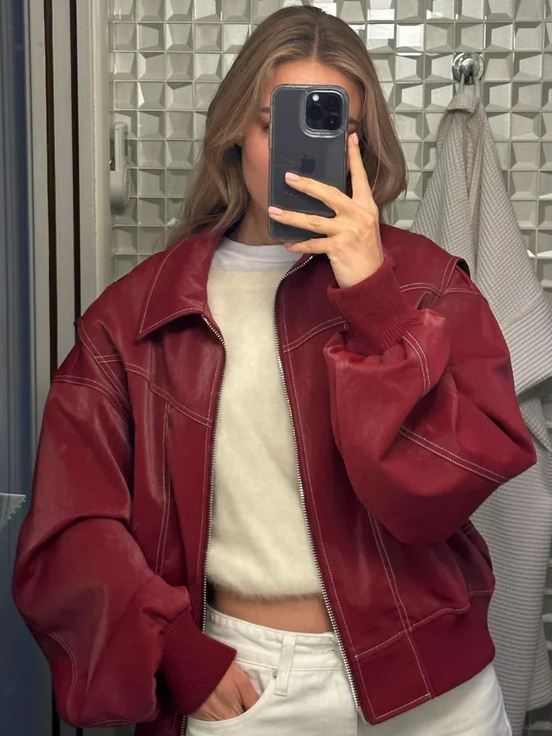 Orla-Oversized Contrast Jacket