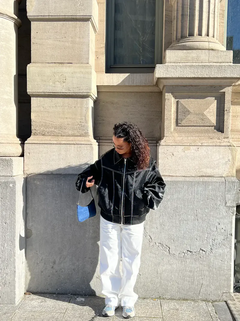 Orla-Oversized Contrast Jacket