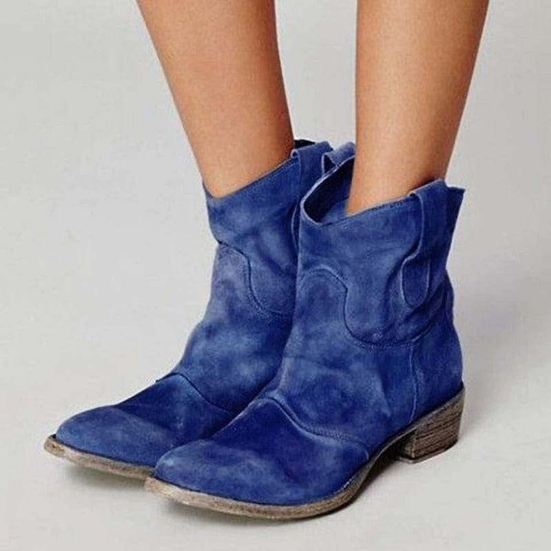Lyla Ridge Suede Western Boots