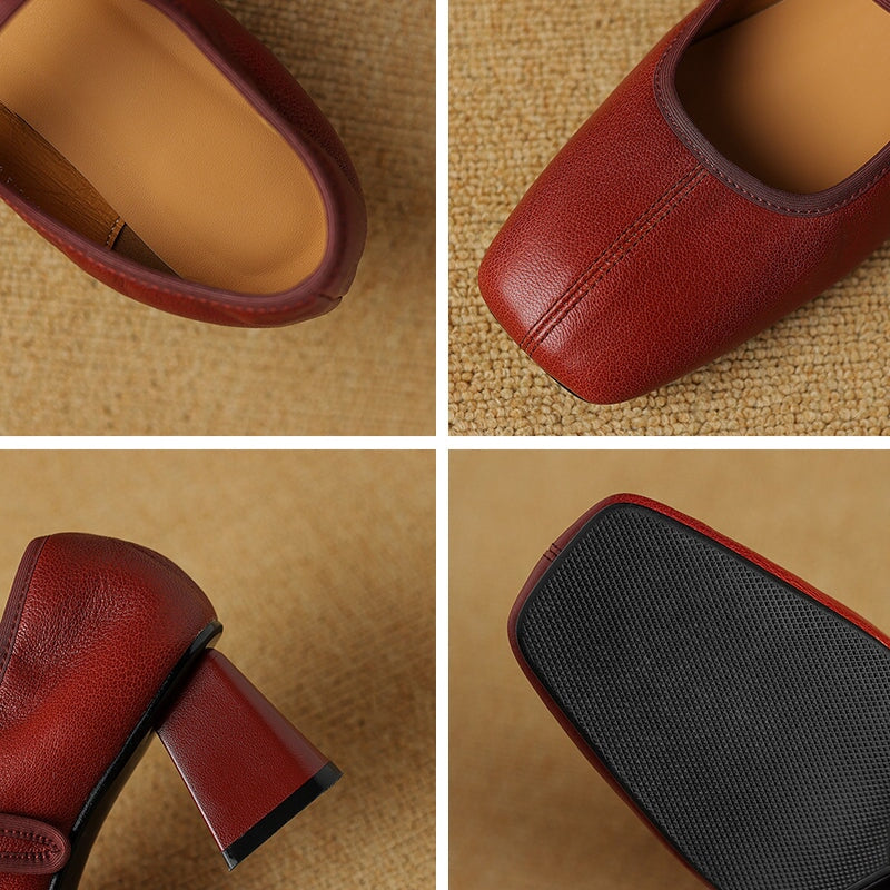 Nora| Elegant block heel