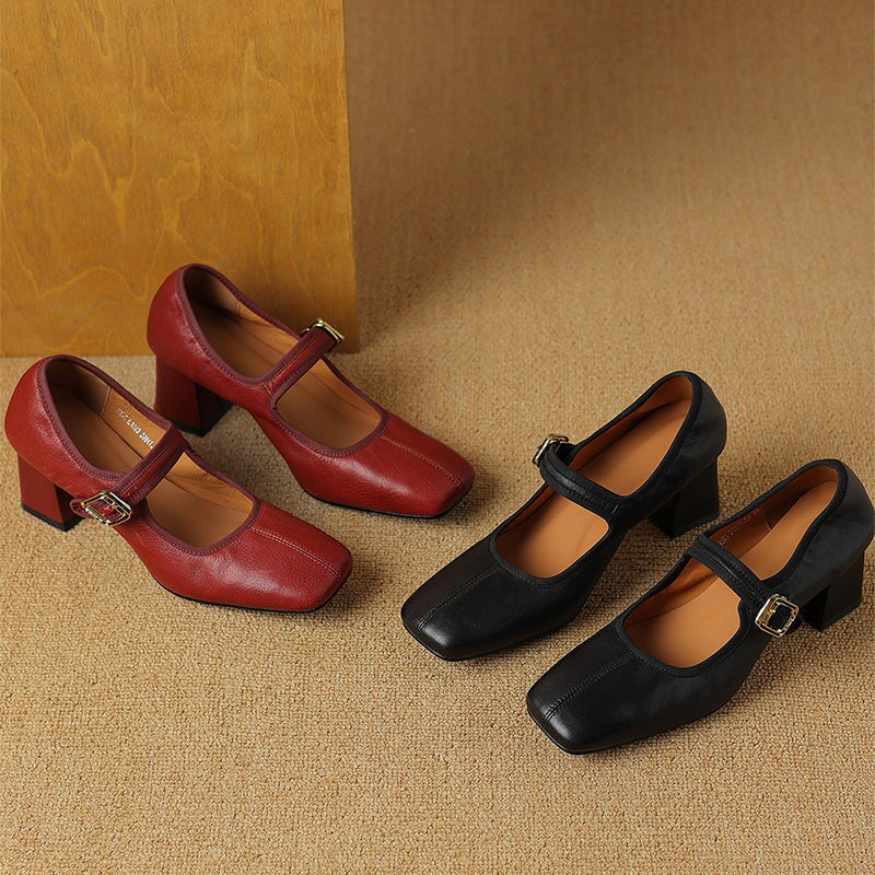 Nora| Elegant block heel