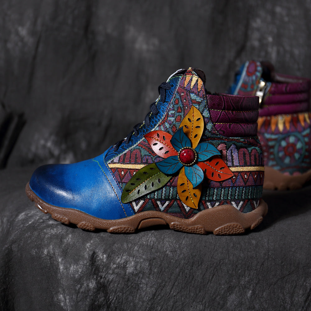 Leather Walking Boots