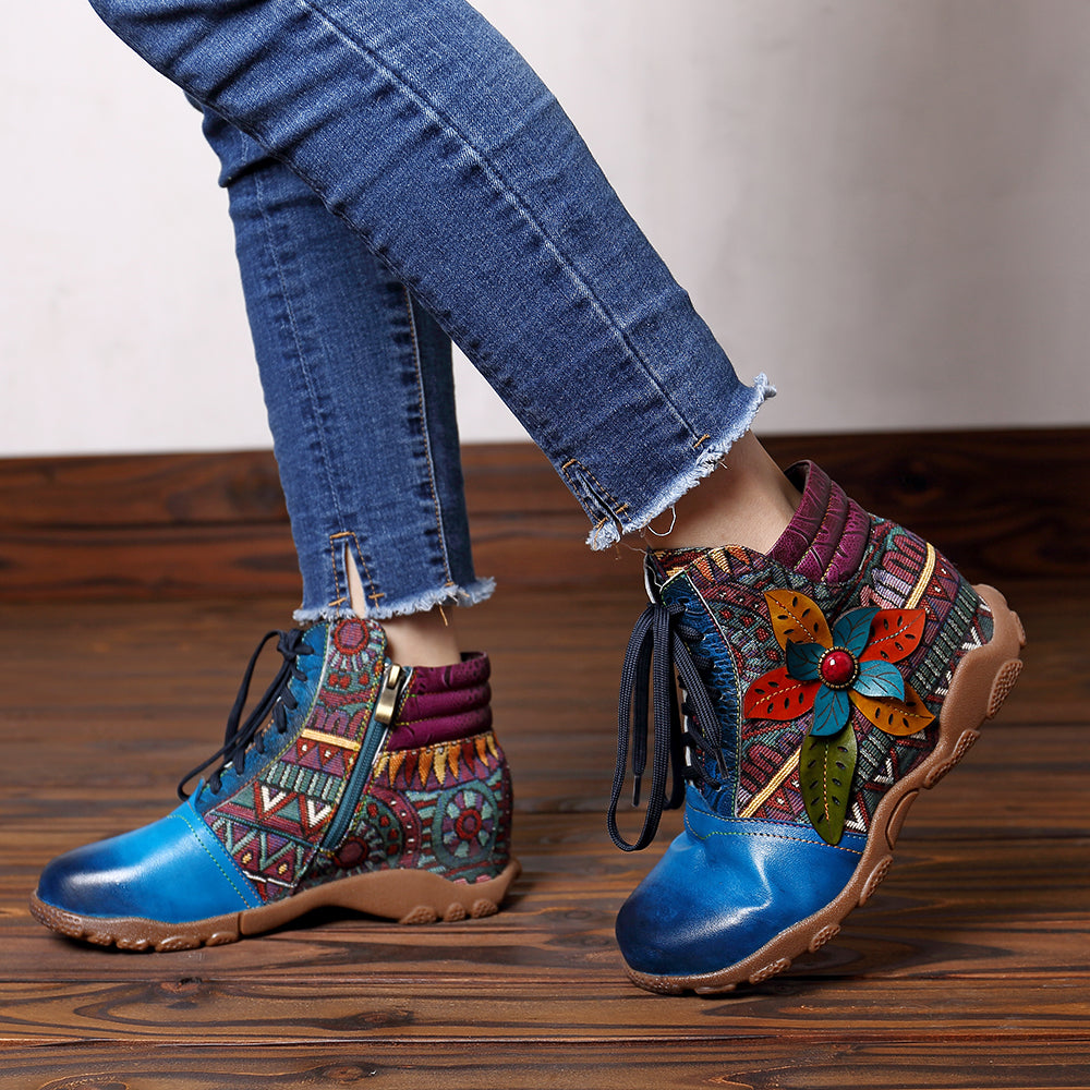Leather Walking Boots