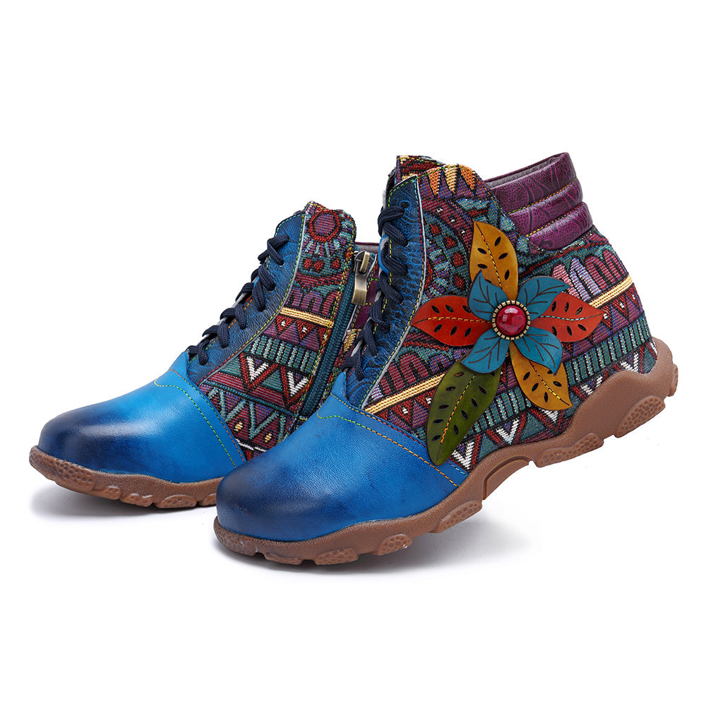 Leather Walking Boots